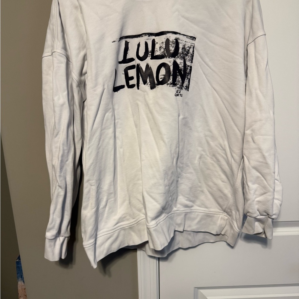 Lululemon x Ed Curtis White Sweatshirt